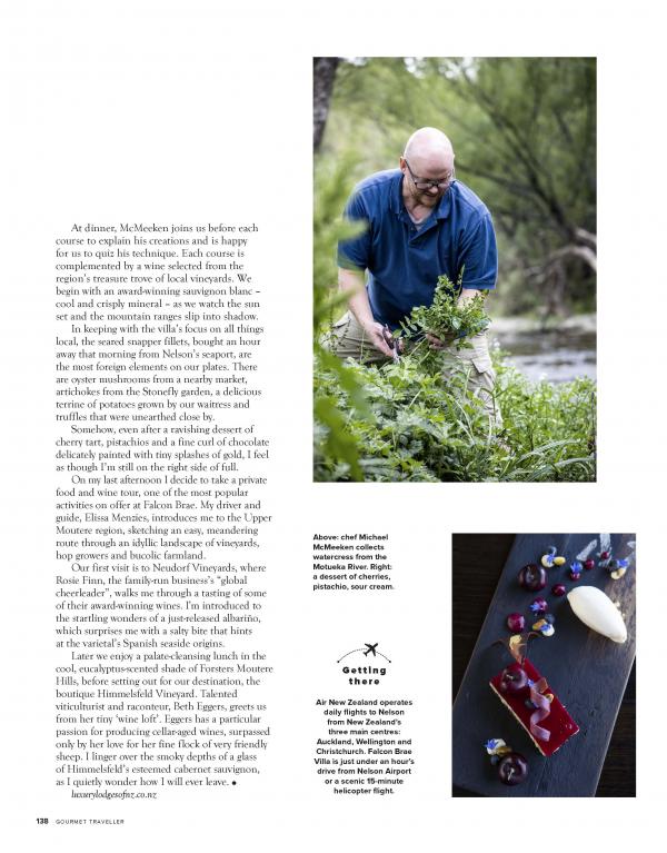 Gourmet Traveller Falcon Brae feature April 2021 Page 7